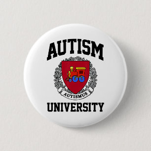 Autisme Bewustzijn Universiteit Puzzel Stukken Ond Ronde Button 5,7 Cm