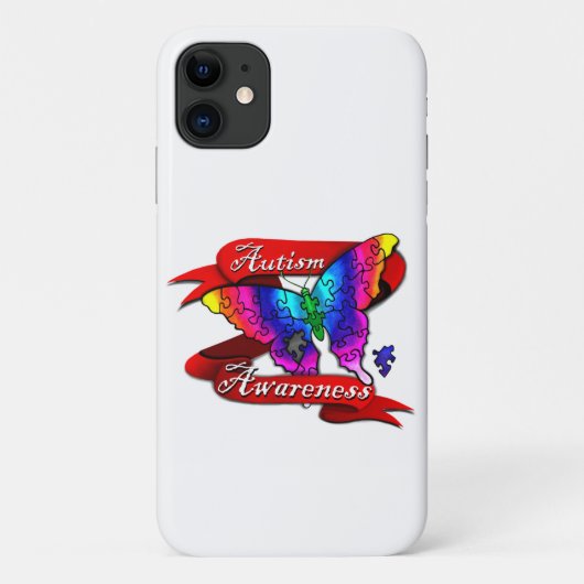 Autisme Bewustzijn Vlinder Case-Mate iPhone Case (Achterkant)