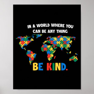 Autisme Bewustzijn Wees Vriendelijk Voor Anderen S Poster