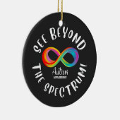 Autisme Bewustzijn - zie verder dan het spectrum Keramisch Ornament (Rechts)