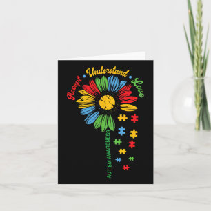 Autisme Bewustzijn Zonnebloem Autistische Onderste Kaart
