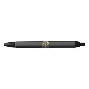 Autisme bewustzijn zwarte inkt pen