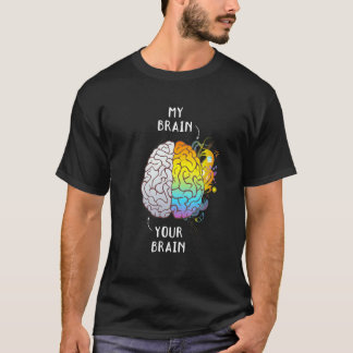 Autisme bewustzijnsdag Autistische Zoon Jouw Brein T-shirt