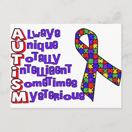 Autisme Briefkaart (Voorkant)