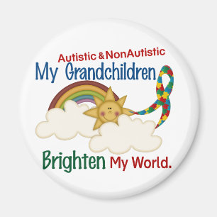 Autisme BRIGHTEN MY WORLD 1 kleinkinderen 2 Magneet