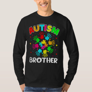 Autisme - Broeder Puzzle steunt familie Autisme Aw T-shirt