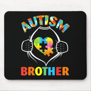 Autisme Broer Superheld Puzzel Hart Bewustzijn Su Muismat