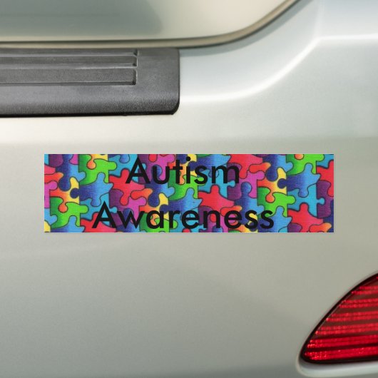 Autisme Bumpersticker (Op auto)