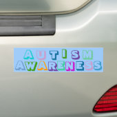 Autisme Bumpersticker (Op auto)