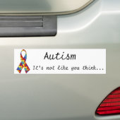Autisme Bumpersticker (Op auto)