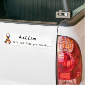 Autisme Bumpersticker (Op Truck)