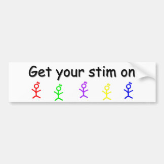 Autisme Bumpersticker "Haal je stift aan."
