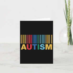 Autisme Byrcode Awareness Inclusion ArtWork Kaart