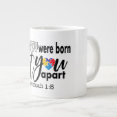 Autisme Cadeau Jumbo Mug (Devant droit)