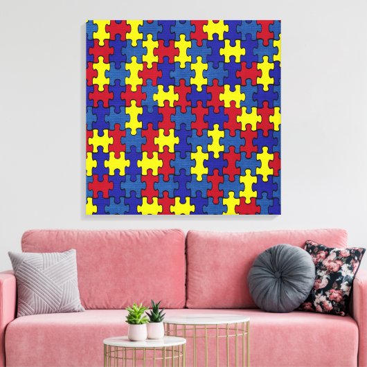 Autisme Canvas Afdruk (Insitu (Woonkamer))