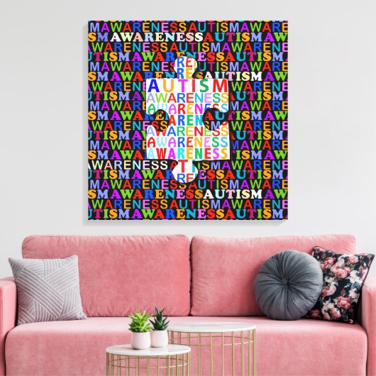 Autisme Canvas Afdruk (Insitu (Woonkamer))