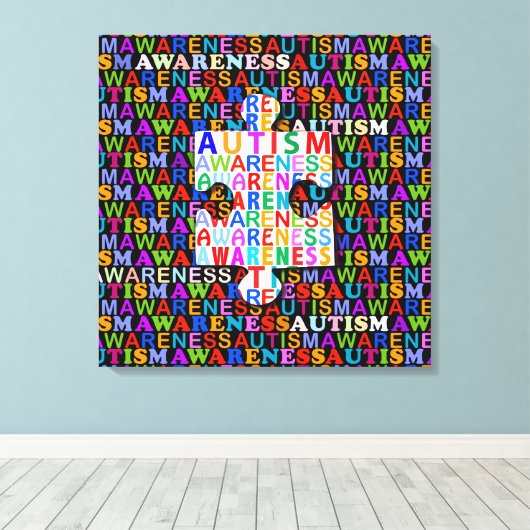 Autisme Canvas Afdruk (Insitu (Houten vloer))