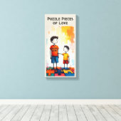 Autisme Canvas Afdruk (Insitu (Houten vloer))