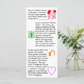 Autisme Carte Plat Boy Anniversaire (Debout devant)