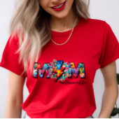 Autisme coloré Puzzle pièces T-shirt