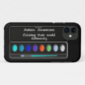 Autisme colorier leur monde iPhone 5 Coque (Dos (Horizontal))