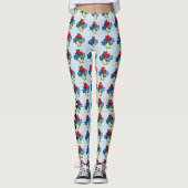 Autisme Courir Leggings Puzzle Blue Pants Guerrier (Devant)