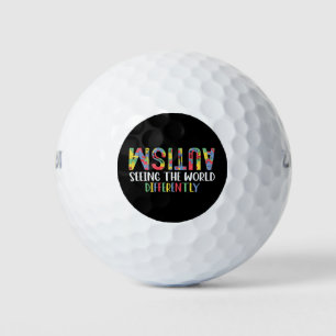 Autisme De Wereld Anders Zien Autisme Bewustzijn Golfballen