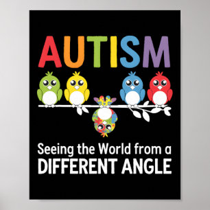 Autisme: de wereld vanuit een andere invalshoek be poster