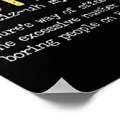 Autisme definitie Natuur manier van compenseren va Poster (Hoek)