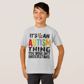 Autisme ding t-shirt (Voorkant volledig)