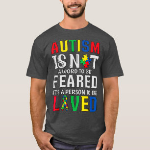 Autisme een persoon die van autistisch Kinder auti T-shirt