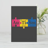 Autisme Elementen Periodiek Systeem Bewustzijn Che Kaart (Staand voorkant)