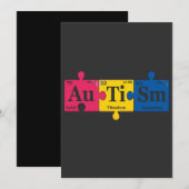 Autisme Elementen Periodiek Systeem Bewustzijn Che Kaart (Voorkant / Achterkant)