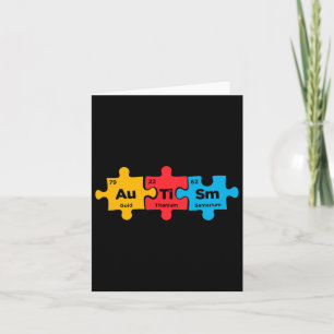 Autisme Elementen Periodiek Tabel Puzzel Bewustzij Kaart