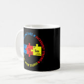Autisme Elements Periodieke Tabelsensibilisering T Koffiemok (Voorkant links)