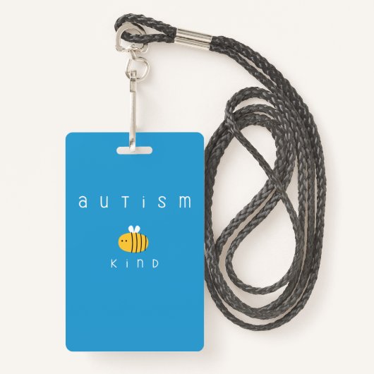 autisme être de bonne conscience Badges (Devant avec lanière)