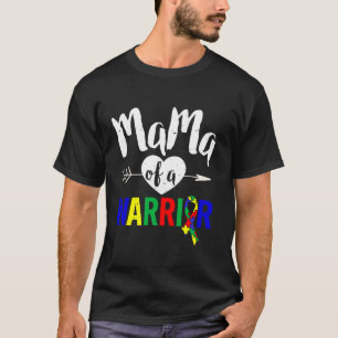 Autisme Familie Mama Van Een Krijger Autisme Vrouw T-shirt