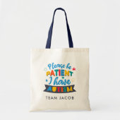 Autisme Familie Matching Aangepast Tote Bag (Voorkant)