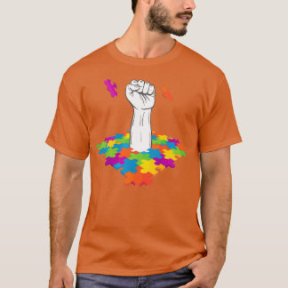 Autisme Fight is mijn vuile puzzle vuist T-shirt