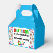 Autisme - Gable Favor Box Bedankdoosjes (Achterkant)