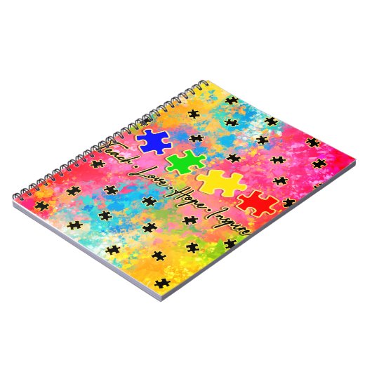 Autisme geïnspireerd notitieboek (Linkerzijde)