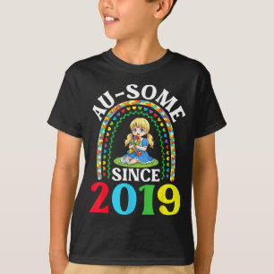 Autisme Geweldig Ausome Sinds 2019 Bewustzijn 7e G T-shirt