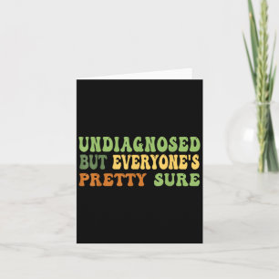 Autisme Graphic Niet gediagnosticeerd, maar iedere Kaart