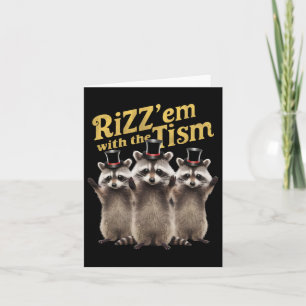 Autisme Grappig Rizz EM met de Tism Meme Autistic  Kaart