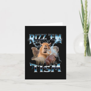 Autisme Grappig Rizz EM met de Tism Meme Autistic  Kaart