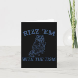 Autisme Grappig Rizz EM met de Tism Meme Autistic Kaart