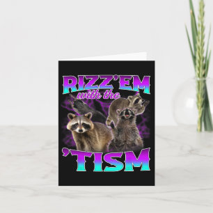Autisme Grappig Rizz EM met de Tism Meme Autistic Kaart