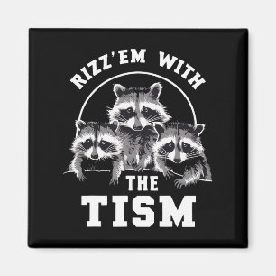Autisme Grappig Rizz EM met de Tism Meme Autistic  Magneet