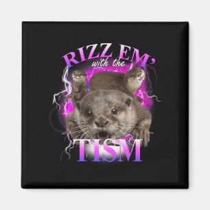 Autisme Grappige Rizz Em Met De Tism Meme Autistis Magneet