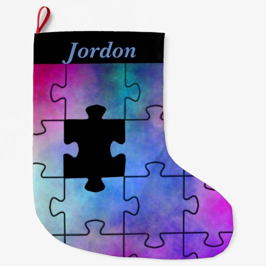 Autisme Grote Kerstsok (Voorkant)